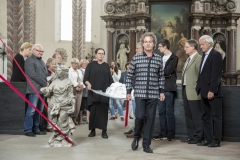 Ausstellung "anderswo hier"-Sylvia Wolff, Performance "Finsternis leuchte" - Jens Reulecke